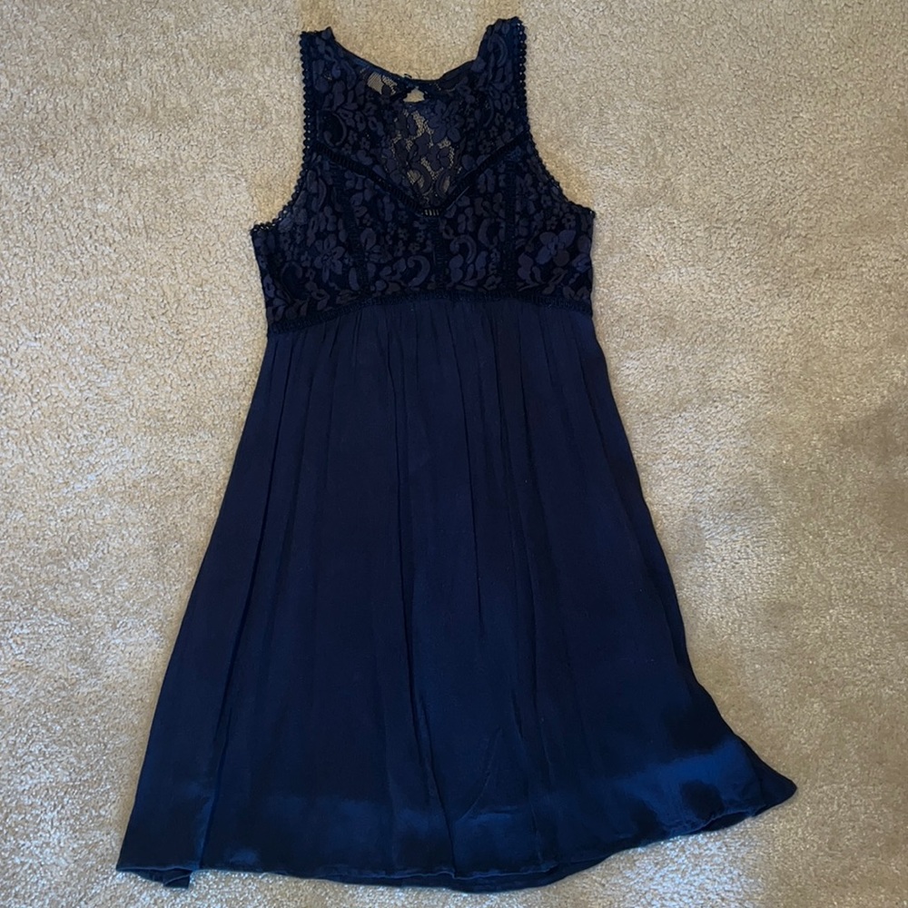 Casual Dress Navy Blue